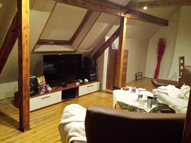 Weit Ansicht Treppe