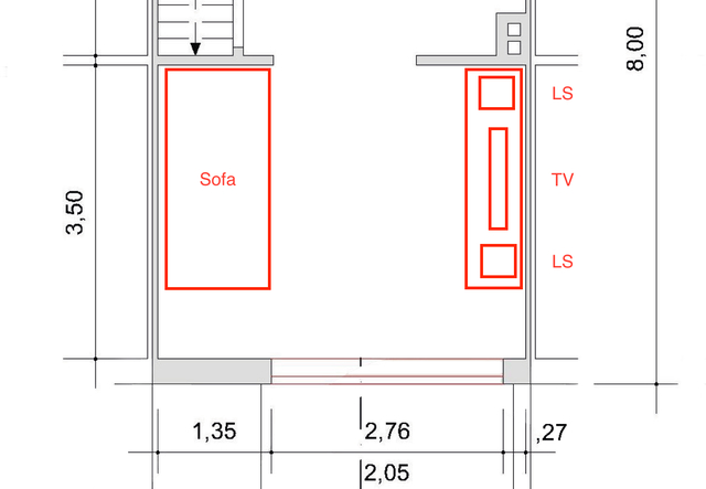 Wohnzimmer Grundriss