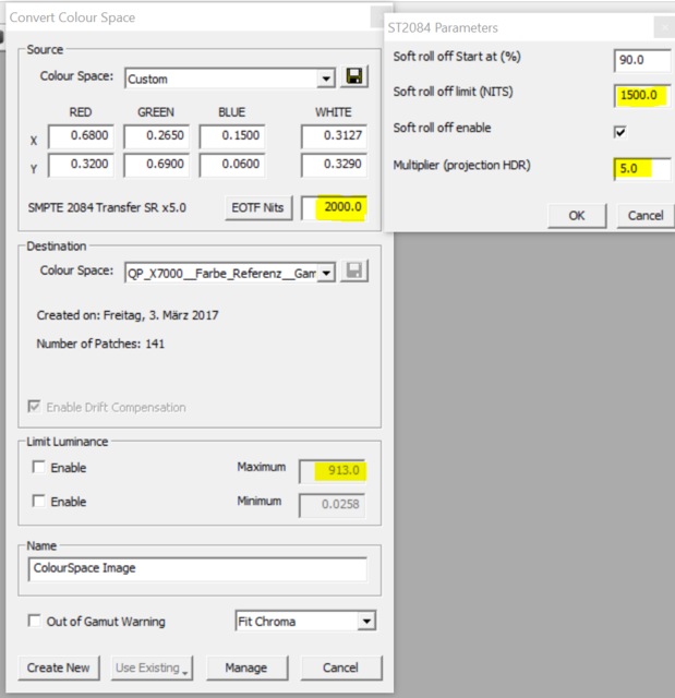 Convert ColorSpace