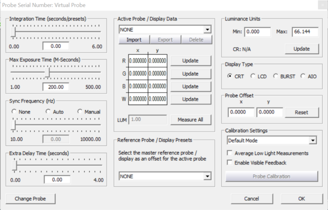 Probe Setting