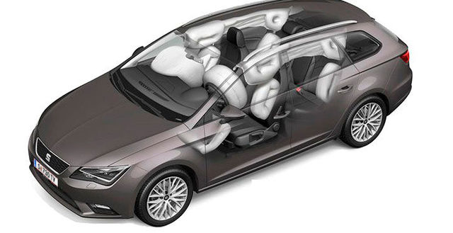 Seat Airbag Geoeffnet Illustration