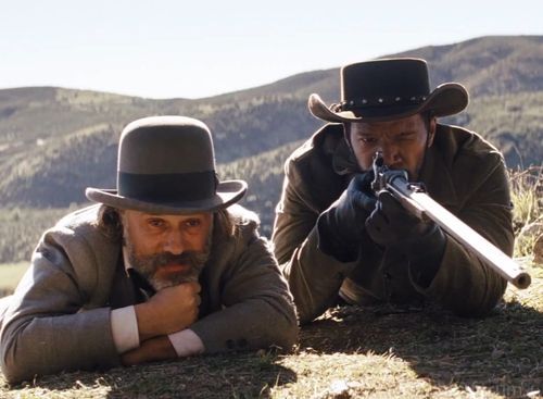 Christoph Waltz Und Jamie Foxx In Django Unchained