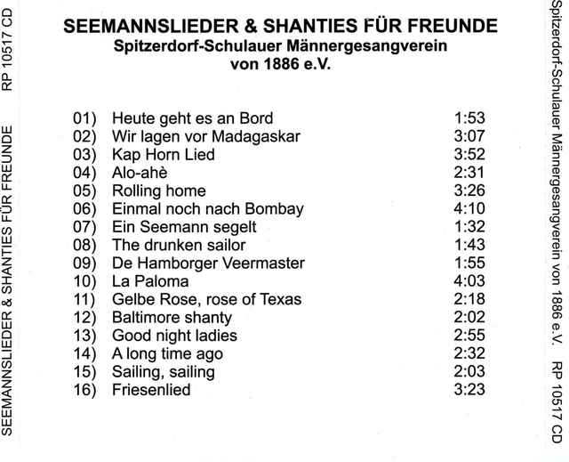 SEEMANNSLIEDER & SHANTIES FÜR FREUNDE