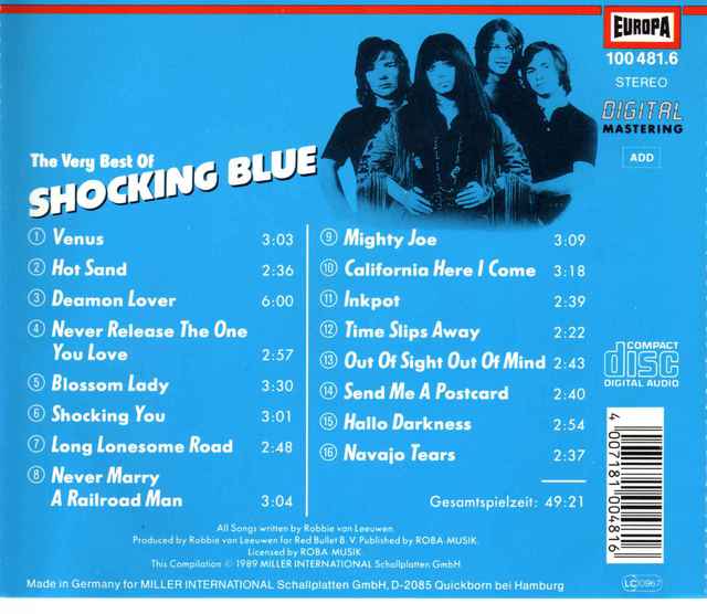 The Very Best Of Shocking Blue (Bild 2)