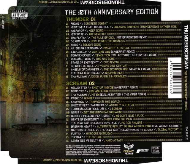 THUNDERSCREAM - THE 10TH ANNIVERSARY EDITION