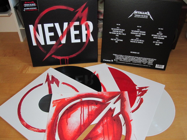 Metallica - Through The Never 33 1/3rpm 3LP colored vinyl