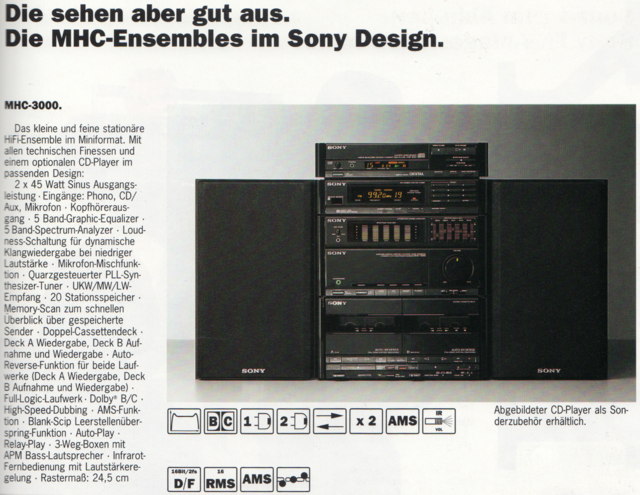 Sony MHC 3000