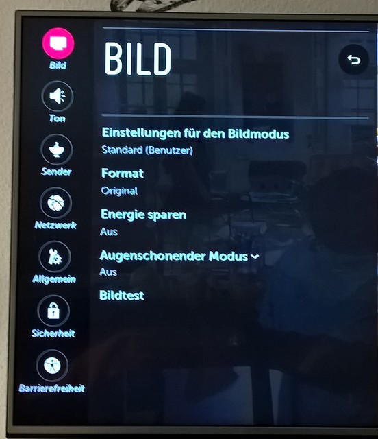 Einstellungen LG 60UH605v