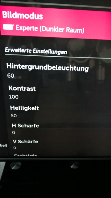 LG 65UH6159 Einstellungen Zum TV Schauen.