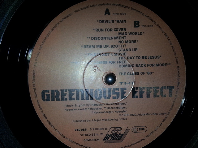 Plan B - The Greenhouse Effect