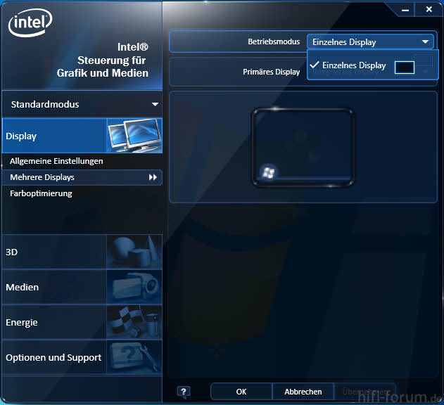 Intel Dienstprogramm