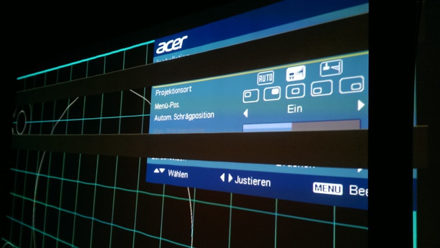 Acer X1311WH Bildfehler