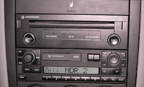 Golf 4 Standard-Radio Mit Kassette Und CD