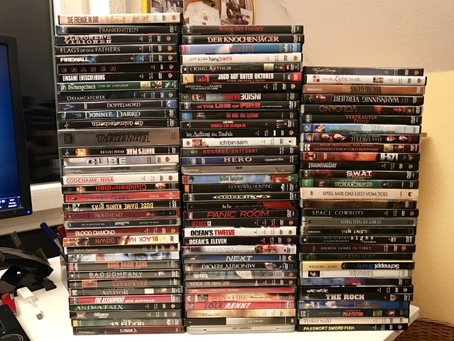 100 DVDs