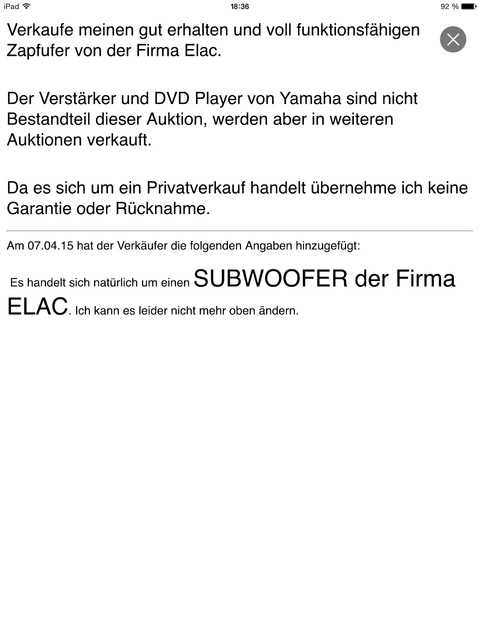 ELAC Einmal Ganz Anders