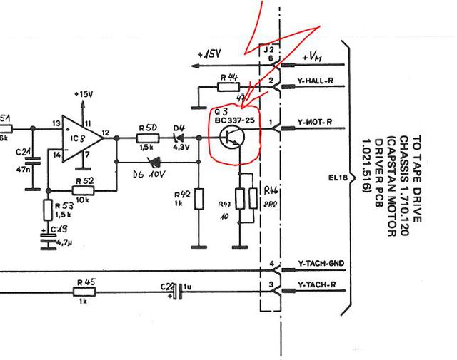 Capstan-Motor-Control-Defekt