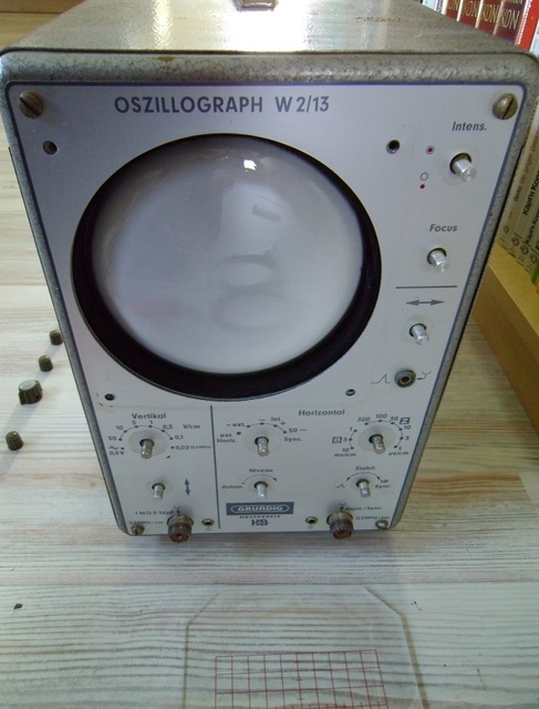 Grundig W2/13 Oszilloskop Restauration