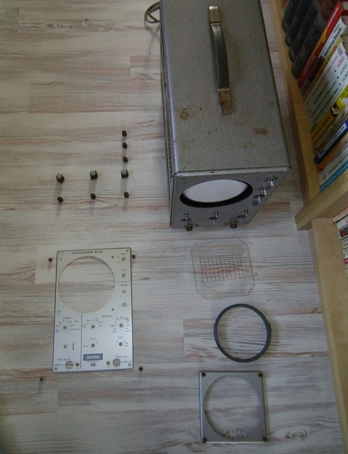 Grundig W2/13 Oszilloskop Restauration