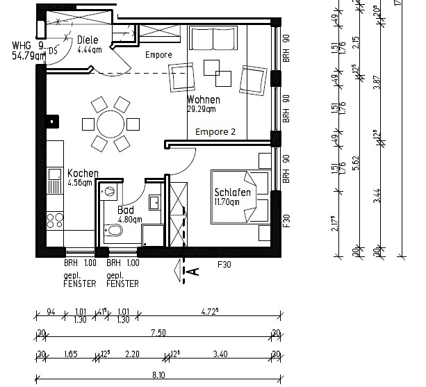 Wohnung Grundriss