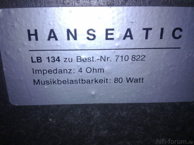 Hanseatic (Schneider) LB 134  3 