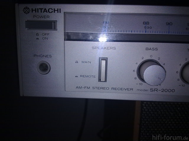 Hitachi SR 2000 AM FM Reciever  1 