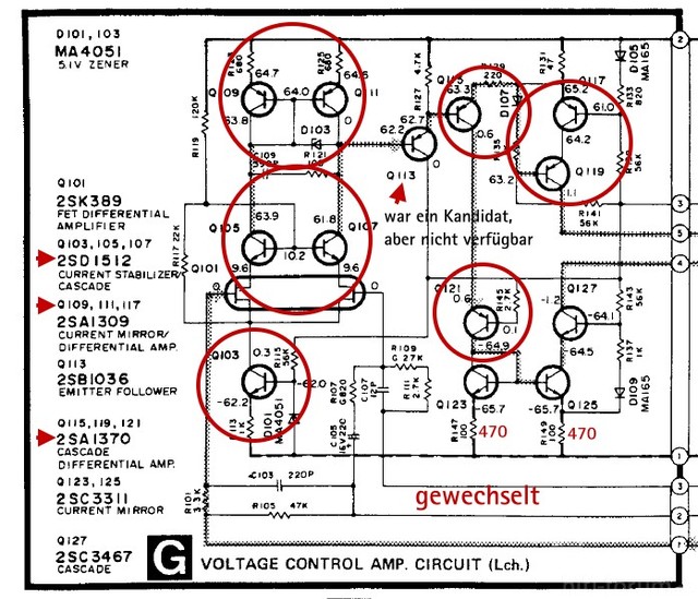 Reparatur Knallfehler Krachen Technics SE-A100