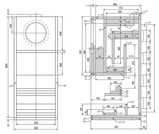 Fostex Bauplan