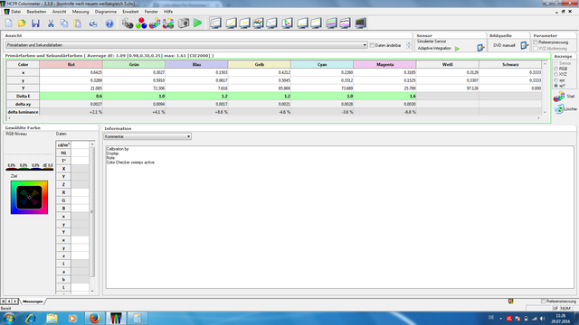 screenshot kalibrierung