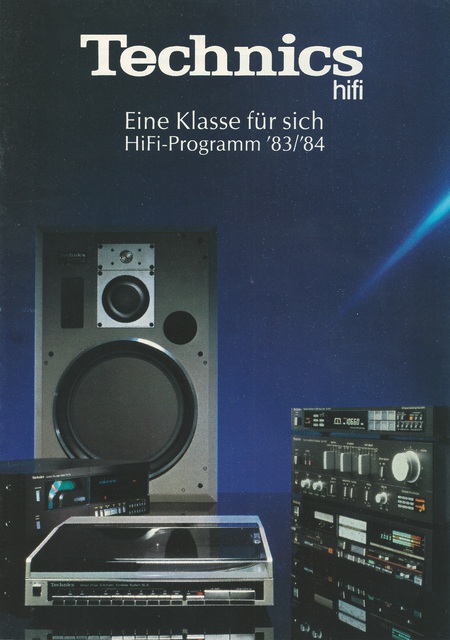 1983   1984   Technics HiFi   Eine Klasse Für Sich   HiFi Programm '83 '84 (2)