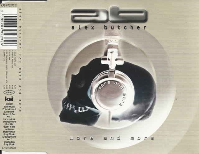 CD-Cover (Alex Butcher - More And More) (1)