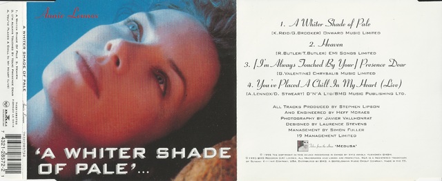 CD-Cover (Annie Lennox - A Whiter Shade Of Pale)