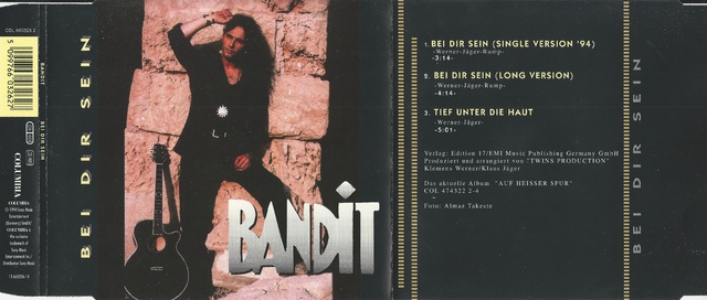 CD-Cover (Bandit - Bei Dir Sein)