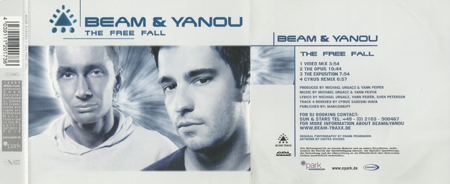 CD-Cover (Beam & Yanou - The Free Fall)