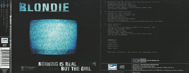 CD-Cover (Blondie - Nothing Is Real But The Girl)