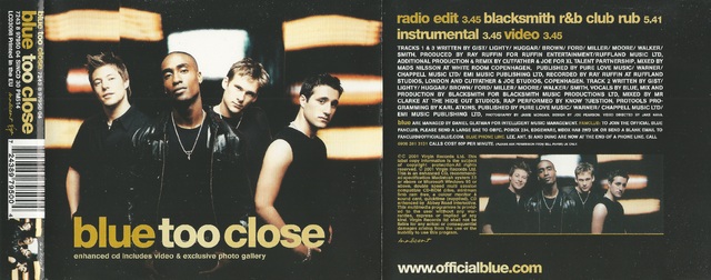 CD Cover (Blue   Too Close)