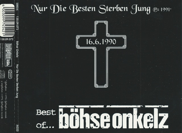 CD Cover (Böhse Onkelz   Nur Die Besten Sterben Jung) (1)