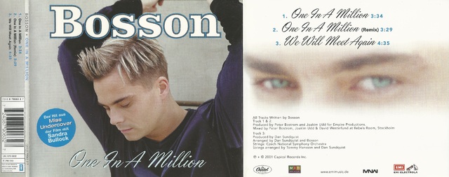 CD Cover (Bosson   One In A Million)