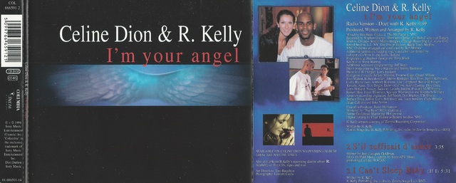 CD-Cover (Celine Dion & R. Kelly - I\'m Your Angel)