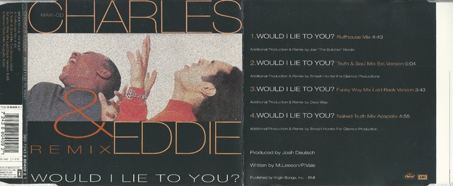 CD Cover (Charles & Eddie   Would I Lie To You   Remix)