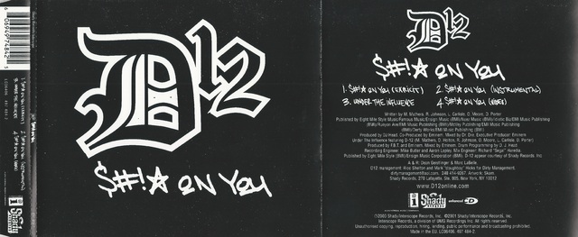 CD-Cover (D12 - Shit On You)