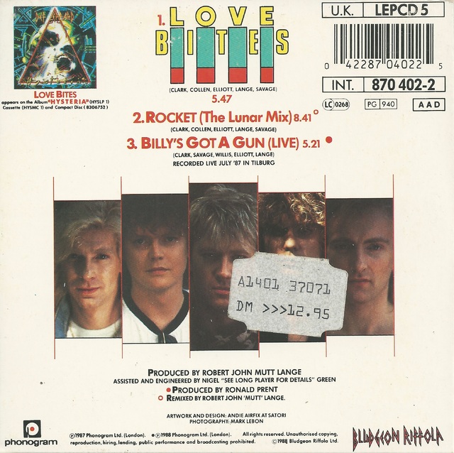 CD Cover (Def Leppard   Love Bites) (2)