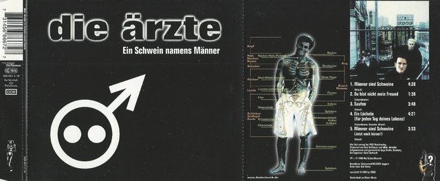 CD-Cover (Die rzte - Ein Schwein Namens Mnner)