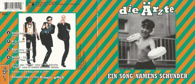 CD Cover (Die Ärzte   Ein Song Namens Schunder)