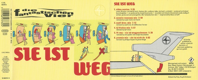 CD-Cover (Die Fantastischen Vier - Sie Ist Weg)