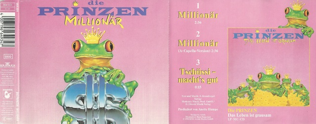 CD-Cover (Die Prinzen - Millionr)