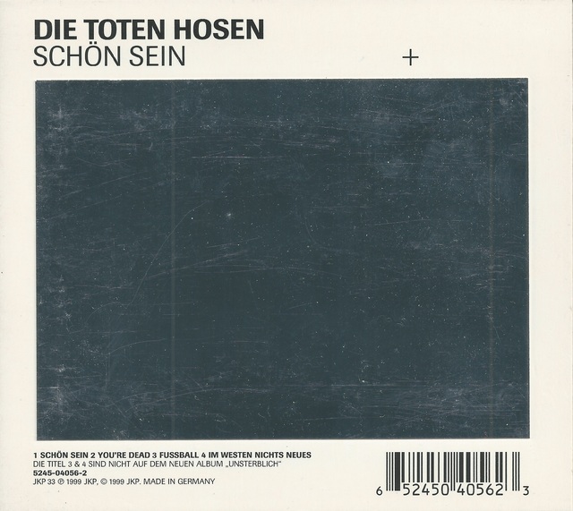 CD-Cover (Die Toten Hosen - Schn Sein) (1)