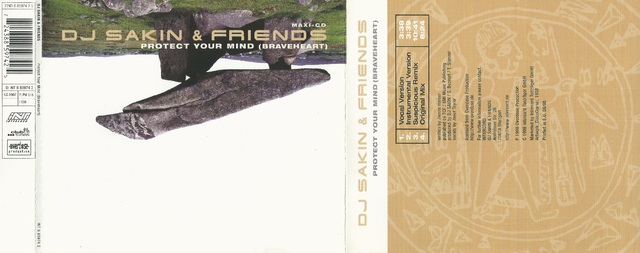 CD-Cover (DJ Sakin & Friends - Protect Your Mind (Braveheart))