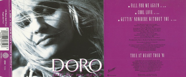 CD-Cover (Doro - Fall For Me Again)