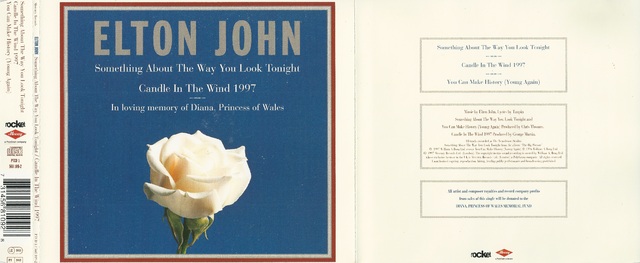 CD Cover (Elton John   Something About The Way You Look Tonight)