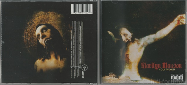 CD-Cover (Marilyn Manson - Holy Wood [In The Shadow Of The Valley Of Death])